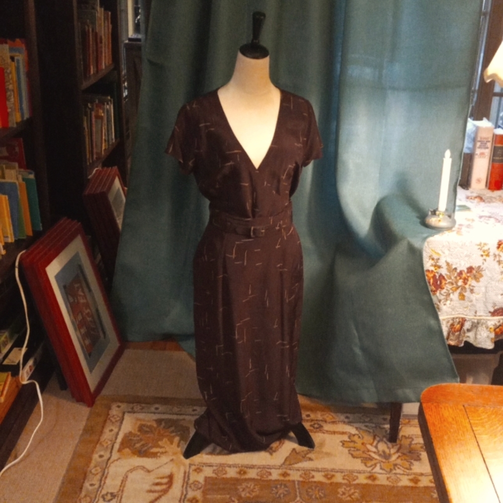 Vintage Inspired silk/wool suit size 8